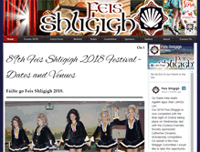 Tablet Screenshot of feis-shligigh.ie